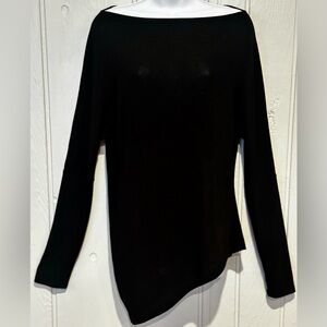 Stella & Dot Asymmetrical Black Top